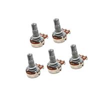Potenciómetros de guitarra de 25 K A/B de 18 mm, volúmenes de repuesto, potes de tono, guitarras eléctricas, control de volumen, potenciómetros de control de tono, 5 unidades