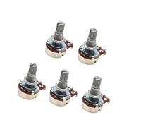 Potenciómetros de guitarra de 25 K A/B de 18 mm, volúmenes de repuesto, potes de tono, guitarras eléctricas, control de volumen, potenciómetros de control de tono, 5 unidades