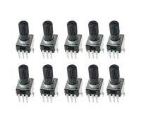 Potenciómetros RV09 de 20 mm, 1 kΩ, 1 mΩ, 20 kΩ, 500 kΩ, kit electrónico de bricolaje (paquete de 20)(20K Ohm)
