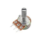 Potenciómetros WH148, potenciómetro giratorio cónico lineal de 3 pines, eje de 20mm, 1K, 2K, 5K, 10K, 20K, 50K, 100K, 500K, 1M Ohm, resistencia Variable * 5 uds.(20K Ohm)