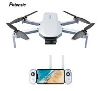 Potensic-Dron profesional C0 4K GPS Max 6 km, de 3 ejes cardán, seguimiento Visual, disparo rápido, menos de 249g, regreso a casa-ATOM Gris