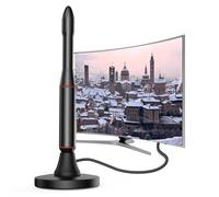 Potente antena de TV con amplificador de señal, antena digital HD para interiores para Smart TV, recepción 4K 1080p de largo alcance para todos los canales locales