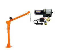 Potente cabrestante eléctrico Mini C de 24 V para camión, 500 kg, montado en vehículo, para levantamiento pesado, ideal para uso doméstico y constructivo