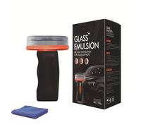 Potente cepillo para manchas de aceite que contiene factores de limpieza en miniatura para una calidad superior en todos los tipos de vidrio de vehículos, elimina la película de aceite difícil