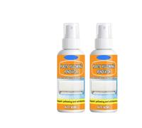 Potente Eliminador de Manchas Amarillentas en Plástico,Fórmula de Acción Rápida,Renovador Plástico Y Limpiador Extrême,Blanqueador Portátil de Acción Rápida,100ml*2pc