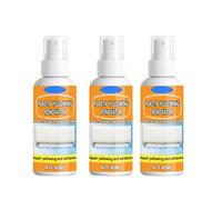 Potente Eliminador de Manchas Amarillentas en Plástico,Fórmula de Acción Rápida,Renovador Plástico Y Limpiador Extrême,Blanqueador Portátil de Acción Rápida,100ml*3pc