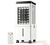 Potente Enfriador De Aire Portátil, Oscilación De 120°, Temporizador De 1 A 7,5 Horas, Depósito De Agua De 15 Litros, Mando A Distancia, Enfriador De Aire Para El