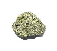 Potente Golden Pyrite 314 gramos Rock Reiki Feng Shui cristal curación oficina en casa regalo energía psíquica Meditación salud riqueza suerte Deflector metafísica Gemstone Espiritual sabiduría miedo