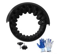 Potente herramienta de restauración de brocas afila brocas de 2 a 13 mm con compatibilidad para amoladoras angulares (negro)
