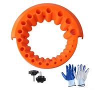 Potente herramienta de restauración de brocas que afila brocas de 2 a 13 mm con compatibilidad para amoladoras angulares (naranja)