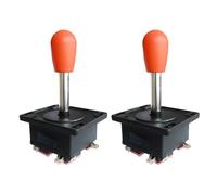Potente interruptor de 8 vías, con un potente interruptor de 8 vías, un joystick central de retorno de resorte que funciona fácilmente para un control preciso del juego