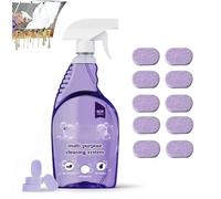 Potente limpiador de horno en aerosol, elimina la grasa y las manchas al instante, spray limpiador multiusos, con tableta de limpieza concentrada (1, botella + 10 tabletas de limpieza)