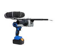 Potente máquina automática de enhebrado de alambre, tirador de cables eléctrico para cableado en paredes lisas, herramienta de tendido inalámbrica con alto torque para electricistas y aficionados al b