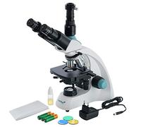 Potente Microscopio De Laboratorio Trinocular Digital Levenhuk D400T 40-1000x con Cámara De 3,1 MP para Grabación De Fotos y Vídeos