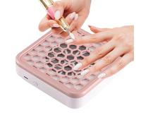 Potente motor de succión: de ventilación de filtro, reposabrazos acolchado con base estable, protección de la salud para limado acrílico, extractor, dispositivo portátil de salón, máquina de