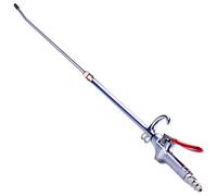 Potente pistola de aire industrial de alto volumen con boquilla de flujo de aire extensible de acero inoxidable de 14 a 21 pulgadas, accesorios de compresor de aire neumático, pistola sopladora de