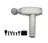 Potente Pistola De Masaje Muscular De Tejido Profundo De Mano, Pantalla LCD Táctil, 6 Cabezales De Masaje De Percusión, Velocidad Ajustable De Relajación Muscular Y Relajación Corporal Diaria