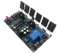 Potente placa de amplificador de audio de 300 W RMS con transistores A1943/C5200, circuito de protección de altavoces y amplio rango de voltaje para autoconstrucción Hi-Fi