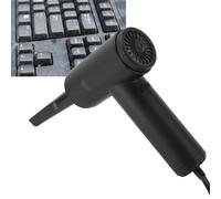 Potente plumero de aire comprimido de 100.000 RPM con luz, portátil, color negro, velocidad continua