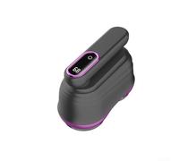 Potente removedor de pelusa eléctrico con cubo de basura grande, solución para un mantenimiento rápido y eficaz de la ropa (morado gris)