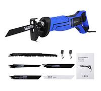 Potente sierra alternante 900 W 240 V velocidad variable sierra de sable eléctrica con cable, sierra alternante con herramienta menos cambio de cuchilla