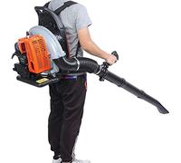 Potente soplador de hojas de gasolina de 63 cc - Soplador de césped inalámbrico soplador de hojas soplador de jardín - Práctico soplador de mochila de 2 tiempos con motor refrigerado por aire,