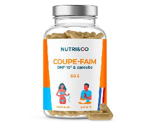 Potente supresor del apetito Nutri&Co DNF-10® y algarroba - 60 cápsulas