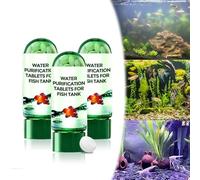 Potente tableta de purificación de agua para acuario, no tóxica y rápida purificación de agua, tabletas portátiles de purificación de agua, removedor de acuario, tabletas de purificación de agua para