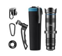 Potente Teleobjetivo 20X-40X, Telescopio HD, Lentes For Cámara De Teléfono Móvil con Trípode, Monoculares con Zoom De Largo Alcance For Acampar(28X Lens)