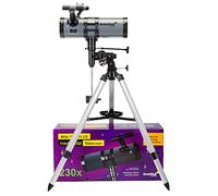 Potente Telescopio Reflector Newtoniano De Levenhuk Blitz 114S Plus De 114 mm De Distancia Focal Corta con Trípode y Set Ampliado De Accesorios