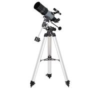 Potente Telescopio Refractor De Distancia Focal Corta Levenhuk Blitz 80S Plus De 80 mm con Trípode y Set Ampliado De Accesorios
