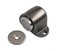 Potente tope magnético para puerta para una instalación segura e integración mejorada de la decoración del hogar (gris)