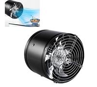 Potente ventilador de escape silencioso multifuncional, ventilador de conducto en línea de 6/7/8/10/12 pulgadas, ventilador de ventilación de escape con bajo ruido para sótanos, baños, cocinas y