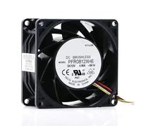 Potente ventilador de refrigeración pwm de 80 mm, 12 V, 80 x 80 x 38 mm, doble rodamiento de bolas, 4 pines, PFR0812XHE DYTB0838B2U 3115RL-04W-B76(PFR0812XHE)