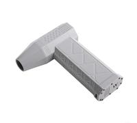 Potente ventilador turbo portátil con 130.000 RPM e iluminación LED, produciendo una velocidad de viento de 52 m/s para una refrigeración eficaz (gris)