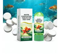 Potentes pastillas de purificación de agua para acuario, pastillas de agua, purificadores de acuario, tabletas de purificación de agua, limpia y elimina la turbidez del agua (1 unidad)