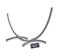 Potenza Tytan - Estructura galvanizada para hamacas, tamaño XXL, 360 cm, 350 kg, estructura para hamacas, marco de acero resistente a la intemperie (gris)