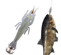 Potera de Calamar Aparejo de Pesca Multianzuelo Suave y Realista para