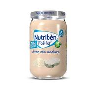 Nutribén Potitos Sin Almidones Arroz Merluza +6m 235 g