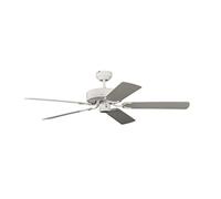 Potkuri - Ventilador de techo (aspas de color a elegir), color blanco