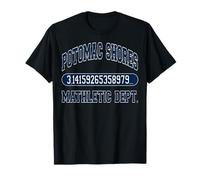 Potomac Shores Mathletic Department Pi - Maestros de matemáticas, color azul Camiseta