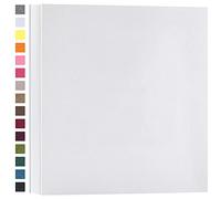 potricher - Álbum de fotos para 1000 fotos de 10 x 15 cm, portada de lino, capacidad extragrande, libro de fotos para familia, boda, aniversario y bebé, blanco