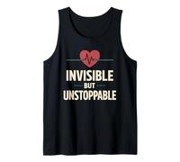 Pots Conciencia Pots Guerrero Disautonomia Enfermedad Invisible Camiseta sin Mangas