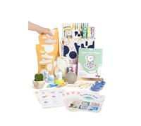 Pott'd™ Home - Kit arcilla de secado al aire para principiantes. Kit de manualidades para adultos. El kit incluye: cerámica secado al aire para adultos, herramientas, pinturas, pinceles, guía práctica