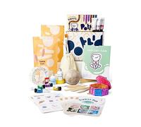 Pott'd Home - Kit arcilla de secado al aire para principiantes. Kit de manualidades para adultos. El kit incluye: cerámica secado al aire para adultos, herramientas, pinturas, pinceles, guía práctica