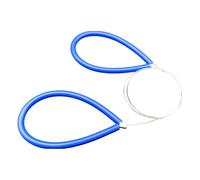 Pottery Clay Cutter Wire, Multifunction Sculpting Tool, Ergonomic Rubber Grip, Crafting Instrument for Artists Beginners Experts, Pottery Wheel Accessory, Durable Precision Equipment, Blue Black,