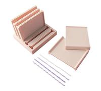 Pottery Clay Rolling Pin Thickness Guides Set - 5 Size Precision Polymer Clays Thicknesss Guide | Clay Thickness String Roller Tool | Strip Maker For Jewelry Making, Ceramic Art