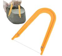 Pottery claywireCutter Small - 8.5x13cm Bevel Cutter, ABS Steel wireCutting Tool, Lightweight clayCutter for Angle Cutting with Comfortable Grip | clayCutting Tool for Pottery DIY Sculpture and C