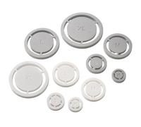 Pottery Foot Ring Tool Set, 5 Pack Clay Base Aligner For Ceramics, Foot Ring Template Tool For Pottery Bowls And Cups DIY Projects (2 Pcs)