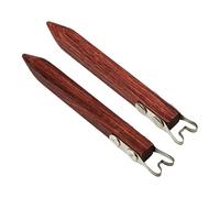 Pottery Foot Ring Tool, Wooden Handle Clay Shaping Cutter Set, Ceramic Trimming Rim Forming Tool Wheel Throwing Studio Accessory, Handcraft Equipment for Centering Trimming Glazing 13,3 x 1,8 cm